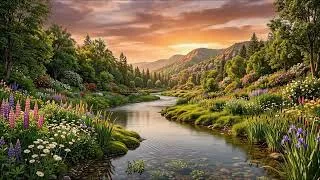 Thumbnail: Whispering Wildflower Valley | 4K Relaxing Nature Sounds for Sleep & Meditation