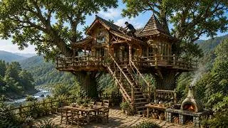 Thumbnail: The entire video about building a tree shelter without any cost.