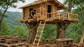 Thumbnail: Building an ideal house on a tree trunk Part 1