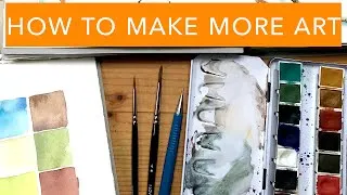 Thumbnail: Setting up a creative environment | essential habits to make more art