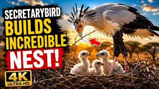 Thumbnail: Secretarybird Builds an Incredible Nest and Raises Its Chicks | Wildlife Documentary (4K)