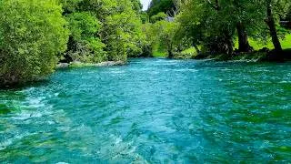 Thumbnail: The Most Relaxing River on YouTube? 🌿😴 No Birds | 4K Mountain River Sounds for Sleep, Meditation.