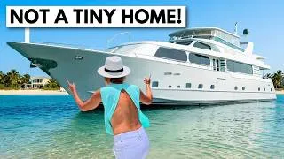 Thumbnail: Why Buy a House? 🤯🤩 2006 Broward 106 "IRON LADY" Super Yacht Tour