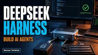Thumbnail: DeepSeek Harness Tutorial  | AI Agent Architecture for Beginners | Build a Practical AI Coding Agent