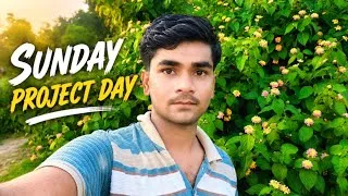 Thumbnail: Sunday Project Day 💻 | Building My SaaS Project | Daily Developer Vlog  #sunday  #devloper #jobs #it