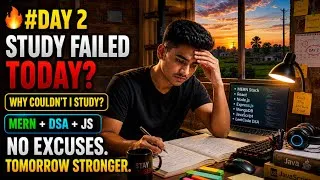 Thumbnail: #day2   doing only MERN || DSA || JS ||  #studyvlog   8 hours study vlog  #dailyvlog #viral