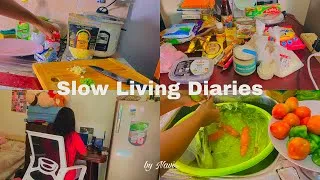 Thumbnail: Slow WFH Day ☁️ | Grocery Restock | Cozy Cooking | Monthly Expenses in Colombo