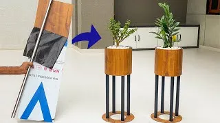 Thumbnail: Turn Wooden sheet to Modern Planters !