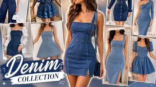 Thumbnail: Aesthetic and beautiful denim dress 🎀💗 you must watch this video and you all love it 😘 #aesthetic ❤️
