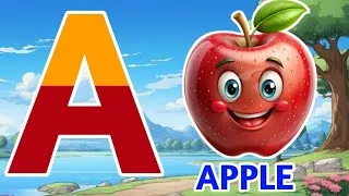 Thumbnail: A for Apple B for Ball C for Cat | ABC Phonics Song with Two Words | ABC Alphabet Songs