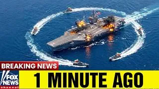 Thumbnail: Five Iranian Fast Attack Boats Ambushed a U.S. Aircraft Carrier — Then America Responded Fast