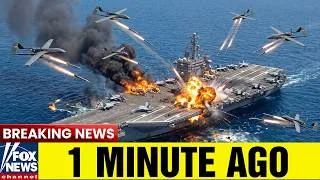 Thumbnail: 7 Iranian Drones Swarmed a U.S. Aircraft Carrier — Then THIS Happened...