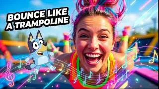 Thumbnail: Bluey | Bingo & Navy BOUNCE | The Floor Is Lava 🌋 | Just Dance song For Kids | DannyGo! Afrobeats