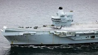 Thumbnail: Jets launch from HMS Prince of Wales on NATO Arctic mission