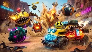 Thumbnail: Cyber Pac-Man vs Desert Monsters! 💥