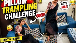 Thumbnail: Pillow Trampling Challenge 😂 | AAYY MAA! | Funny Challenge Video