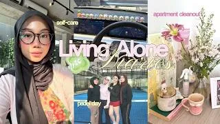 Thumbnail: jkt living alone diaries ♡ girls day out, apartment cleanout, & padel! 🏡🎾