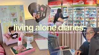 Thumbnail: living alone in jkt: grocery shopping, work from home, thrifting 🛒🎀 | a week in my life