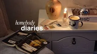 Thumbnail: homebody diaries ꩜ reading, journaling, working from home