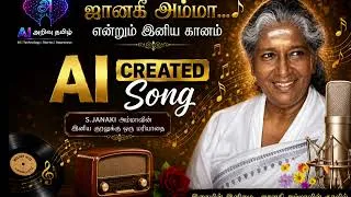 Thumbnail: ஜானகி அம்மா - என் உலகமே நீதான் | AI பாட்டு அஞ்சலி 💐