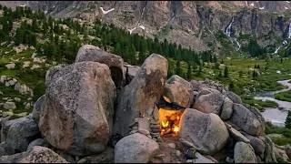 Thumbnail: Bushcraft Camping: Discovering a Stone Shelter in the Mountains and Preparing It for Survival