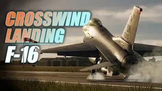 Thumbnail: F-16 How to Land with Crosswind Without Losing Control | DCS | Tutorial