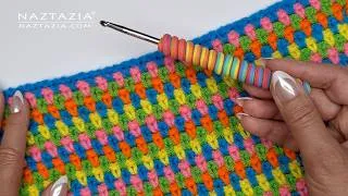 Thumbnail: Crochet Moss Stitch (Linen Stitch). This reversible pattern is a game changer!