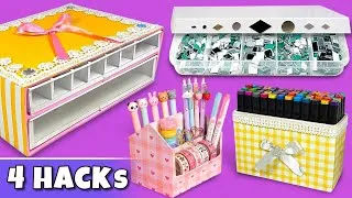 Thumbnail: DIY Organizers | 4 Hacks💡