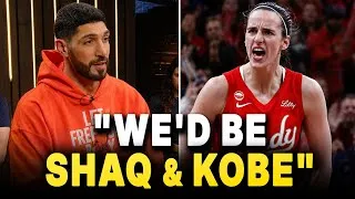 Thumbnail: Enes Freedom Says He And Caitlin Clark Will Be The WNBA's "Shaq & Kobe"