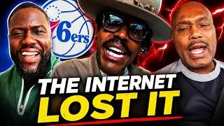 Thumbnail: Celebrity Reactions To LeBron James Joining The Philadelphia 76ers
