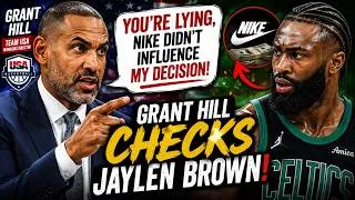 Thumbnail: Grant Hill CHECKS Jaylen Brown! Did Nike Send Hill Out To Kick Jaylen After Being Traded?