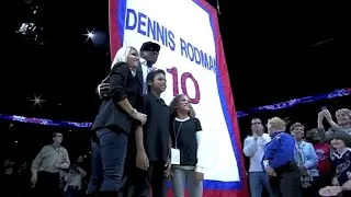 Thumbnail: Dennis Rodman FULL Jersey Retirement Ceremony | Detroit Pistons