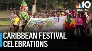 Thumbnail: Crowds attend Boston's 53rd annual Caribbean Carnival