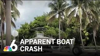 Thumbnail: Video shows aftermath after apparent boat crash in Florida