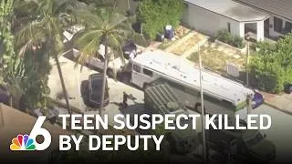 Thumbnail: Deputy shoots and kills armed 17-year-old suspect in Miami Beach