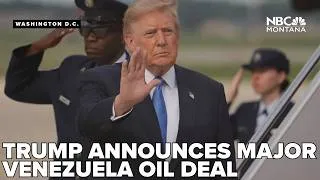 Thumbnail: Trump says US enters deal with Venezuela to take control of 65B barrels of oil reserves