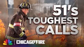 Thumbnail: Brave Firefighters Face DANGEROUS Close Calls Every Day | Chicago Fire | NBC