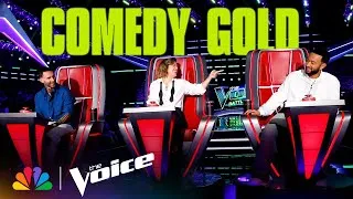 Thumbnail: Hilarious and Chaotic Coach Moments | The Voice | NBC