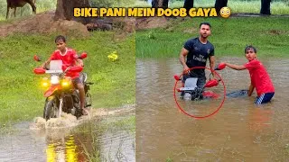 Thumbnail: Dirt Bike Pani Mein Doob Gaya 😳 Stunt Gone Wrong ❌