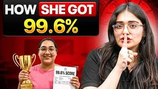 Thumbnail: National Topper's Secret Revealed! 🤫 | How She Scored 99.6% in Class 12