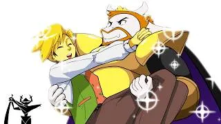 Thumbnail: What If Asgore and Flowery Locked in to defeat the Roaring Knight?