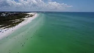 Thumbnail: Drone Over Siesta Key Captures Shark - Can You Spot It?