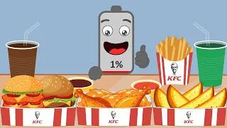 Thumbnail: ASMR KFC Burgers, French Fries & Fried Chicken Mukbang 🍗🍟 ASMR Mukbang Animation | NCR Animation