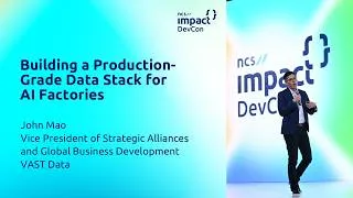 Thumbnail: Building a Production-Grade Data Stack for AI Factories