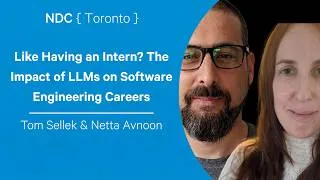 Thumbnail: Like Having an Intern? The Impact of LLMs on Software Engineering Careers -Tom Sellek & Netta Avnoon