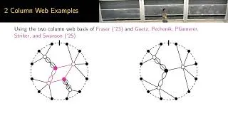 Thumbnail: Mike Cummings – Webs and smooth components of two column Springer fibers