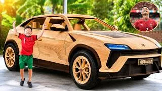 Thumbnail: I Built Cristiano Ronaldo’s Lamborghini for My Son