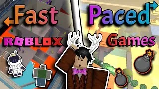 Thumbnail: The 5 best FAST-PACED Roblox games to eliminate boredom!