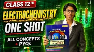 Thumbnail: Electrochemistry In One Shot | Class 12 Chemistry | All Concepts, Tricks and Old is Gold Solutions 🔥