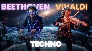 Thumbnail: Beethoven x Vivaldi Melodic Techno 2026🚀| Uplifting & Techno Mix | EDM, Deep, Euphoric & Progressive